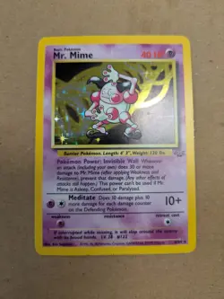 Mr. Mime - Pokemon - Jungle 6/64 Holo - MP - Image 1