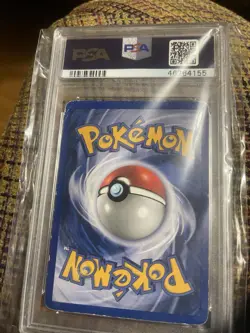 Pokemon TCG Hitmonchan Base Set 2 Holo Rare PSA 3 8/130 2000 English - Image 2
