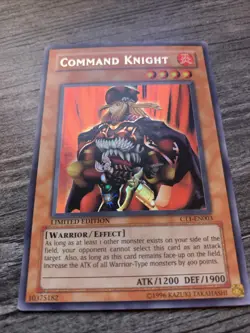 Command Knight CT1-EN003 2004 Collectors Tin Limited Edition Misprint Super Rare - Image 1