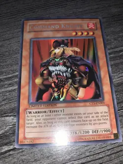 Command Knight CT1-EN003 2004 Collectors Tin Limited Edition Misprint Super Rare - Image 2