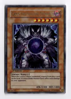 Caius the Shadow Monarch Ultra Rare Structure Deck: The Dark Emperor SDDE-EN001 - Image 1
