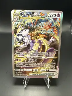 Pokemon TCG Mewtwo VSTAR Crown Zenith Holo Rare Card GG44/GG70 - Image 2