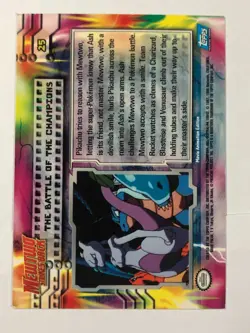 Pokemon Card Mewtwo Strikes Back 25 Holographic The Battle of the Champion Ex C. - Image 2