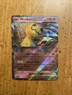 Mimikyu ex SVP 004 Scarlet & Violet Black Star Promo Pokemon Card TCG Holo Foil - Image 1