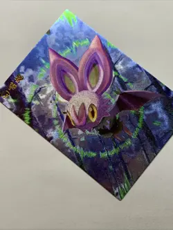Noibat Sonic Bat Pokemon 714 Holo Card Anime Rare Full Alt Art Arcade Pokedex NM - Image 4