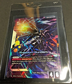 Gundam Card Game - Freedom Gundam (LR+) - Newtype Rising (GD01) - UNPLAYED - NM - Image 2