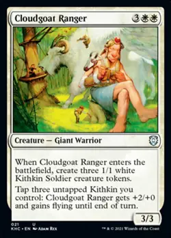 MTG Commander Kaldheim U Cloudgoat Ranger #021 PLAYSET x4 4x - Image 1