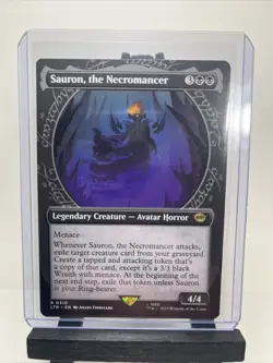 Sauron, the Necromancer SHOWCASE Magic MTG Lord of the Rings - Image 1