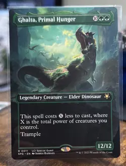 MTG Normal Ghalta, Primal Hunger (Borderless) R Special Guests 11 NM - Image 1