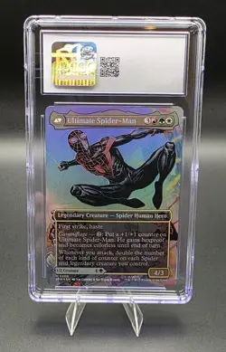 Miles Morales (0200) (Borderless) Marvel's Spider-Man Foil Mythic 0200 CGC 9 - Image 2