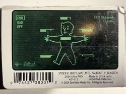 Mousepad Fallout Inventory Management Black Stitched Playmat Mtg Ultra Pro - Image 1