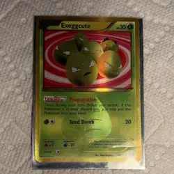Pokemon Exeggcute Secret Rare Holo Foil 102/101 Plasma Blast Ability Card - Image 1