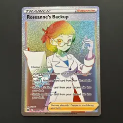 Roseanne's Backup 180/172 SWSH09: Brilliant Stars Secret Rare Pokemon Card - Image 1