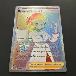 Roseanne's Backup 180/172 SWSH09: Brilliant Stars Secret Rare Pokemon Card - Image 2
