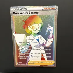 Roseanne's Backup 180/172 SWSH09: Brilliant Stars Secret Rare Pokemon Card - Image 3