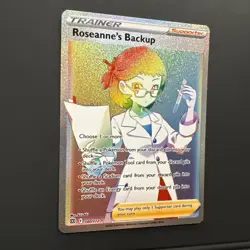Roseanne's Backup 180/172 SWSH09: Brilliant Stars Secret Rare Pokemon Card - Image 4