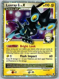 Pokemon - Luxray GL Lv.X Rising Rivals #109/111 -- [Moderately played] - Image 1