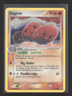 Pokemon 2006 EX Legend Maker Dugtrio #5/100 - Image 1