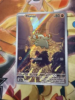 Pokemon Scarlet & Violet: Surging Sparks #205/191 Phanpy Illustration Rare NM - Image 1