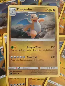 Pokemon TCG Dragonite Sun & Moon 96/149 Cosmos Holo Rare Promo - Image 1