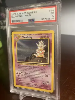 Pokemon TCG Slowking Neo Genesis 14 Holo Holo - PSA 5 - Image 3