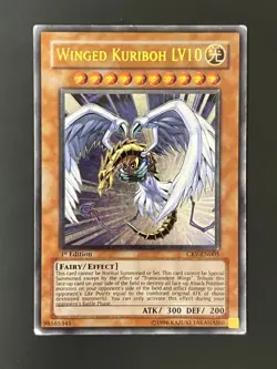 YuGiOh Winged Kuriboh LV10 (UTR) (CRV-EN005) - 1st Edition MP - Image 1