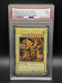 Yugioh The Winged Dragon of Ra DOD-001 Dawn of Destiny PSA 7 - Image 1