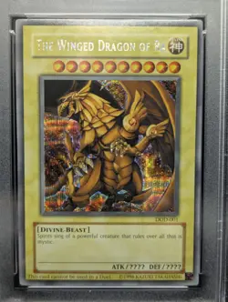 Yugioh The Winged Dragon of Ra DOD-001 Dawn of Destiny PSA 7 - Image 3