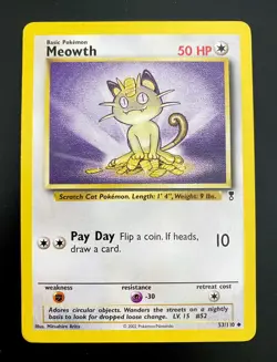 Meowth 53/110 Legendary Collection Uncommon - Pokemon Card - Image 1