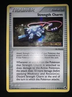 Card Pokemon Strentgh Charm Holo Stamped 81/101 Ex Dragons Frontiers Eng English - Image 1