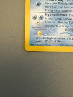 Pokemon TCG Light Vaporeon 1st Edition Uncommon Card Neo Destiny 52/105 - NM - Image 4