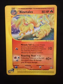 Pokemon TCG Ninetales Aquapolis 25/147 Rare Card - MINT CONDITION - Image 1