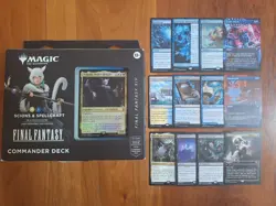 Scions and Spellcraft MTG Commander Deck Sealed + 12 Upgrades Final Fantasy EDH - Image 1