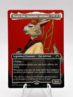Pearl-Ear, Imperial Advisor 0363 Borderless Modern Horizons 3 MH3 MTG NM - Image 1
