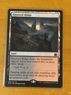 Haunted Ridge 263/277 MTG Innistrad Midnight Hunt NM Pack Fresh - Image 1