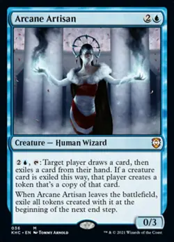 MTG Commander Kaldheim M Arcane Artisan #036 - Image 1