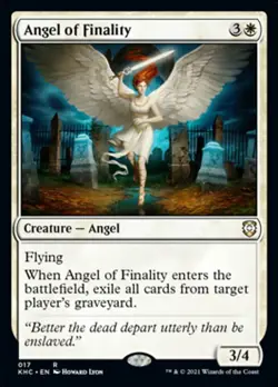 MTG Commander Kaldheim R Angel of Finality #017 - Image 1