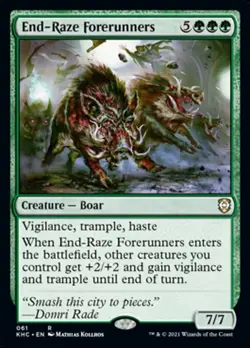MTG Commander Kaldheim R End-Raze Forerunners #061 - Image 1