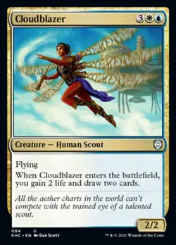 MTG Commander Kaldheim U Cloudblazer #084 PLAYSET x4 4x - Image 1