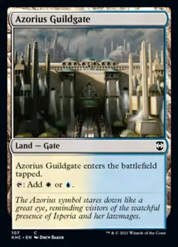 MTG Commander Kaldheim C Azorius Guildgate #107 PLAYSET x4 4x - Image 1