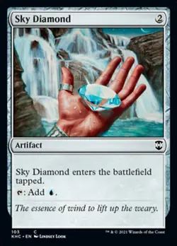 MTG Commander Kaldheim C Sky Diamond #103 PLAYSET x4 4x - Image 1