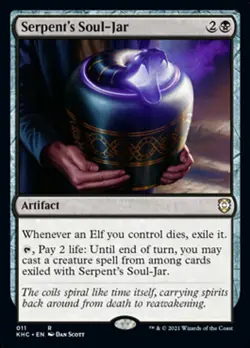MTG Commander Kaldheim R Serpent's Soul-Jar #011 - Image 1