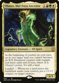 MTG Commander Zendikar Rising *FOIL* M Obuun Mul Daya Ancestor #002 - Image 1