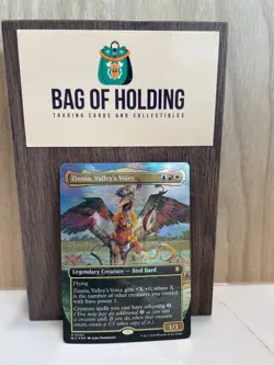 Zinnia, Valley's Voice - 0004 - Borderless - Foil - Bloomburrow - MTG- LP - Image 1