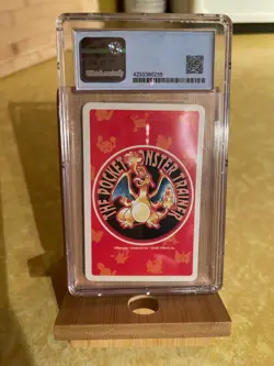 1996 Pokemon Playing Cards (Red Deck) Kakuna 5 of Clovers CGC 8.5 NM/Mint+ - Image 2