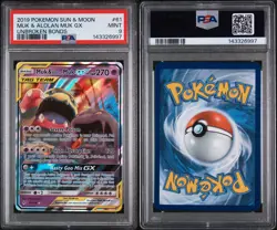 MUK & ALOLAN MUK GX #61 PSA 9 • 2019 POKEMON SUN & MOON UNBROKEN BONDS - Image 3