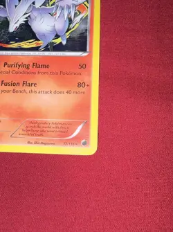 Reshiram 17/116 Plasma Freeze Pokemon Holo Rare - NOT MINT Has Scratches - Image 4