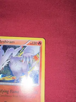 Reshiram 17/116 Plasma Freeze Pokemon Holo Rare - NOT MINT Has Scratches - Image 5