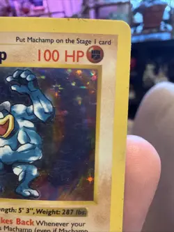 Pokemon TCG Machamp Holo Rare 1st Edition Shadowless Deck Exclusives 8/102 - Image 5