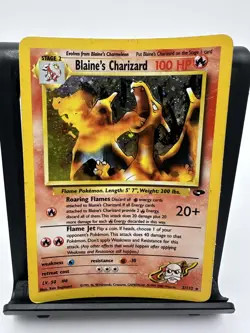 Blaine's Charizard 2/132 Gym Challenge Set Holo Rare Vintage Pokemon Clean NM - Image 1